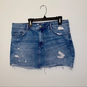 ZARA TRAFALUC Denim Skirt